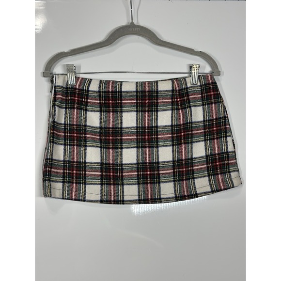 Dolls Kill Dresses & Skirts - New Dollskill Current Mood NWT - Plaid Flannel Wool Mini Skirt Womens Size Small